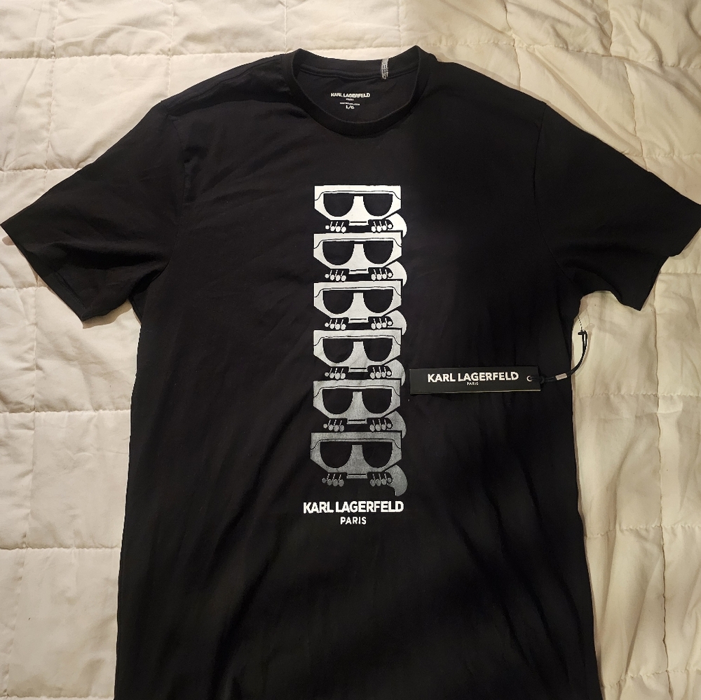 Black Karl Lagerfeld t shirt new men